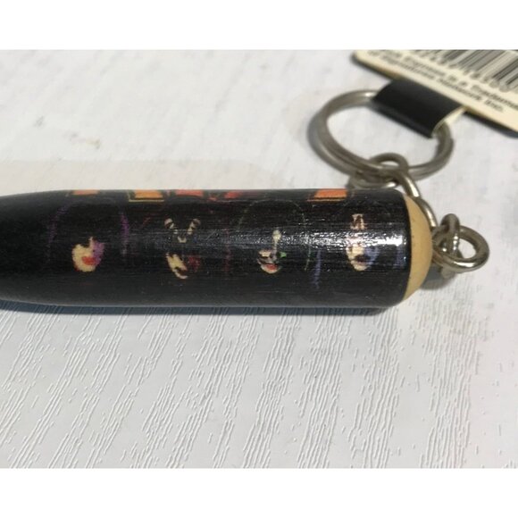 KISS Mini Wood Drumstick Keychain Solo Album Faces Rock Express - Picture 5 of 7